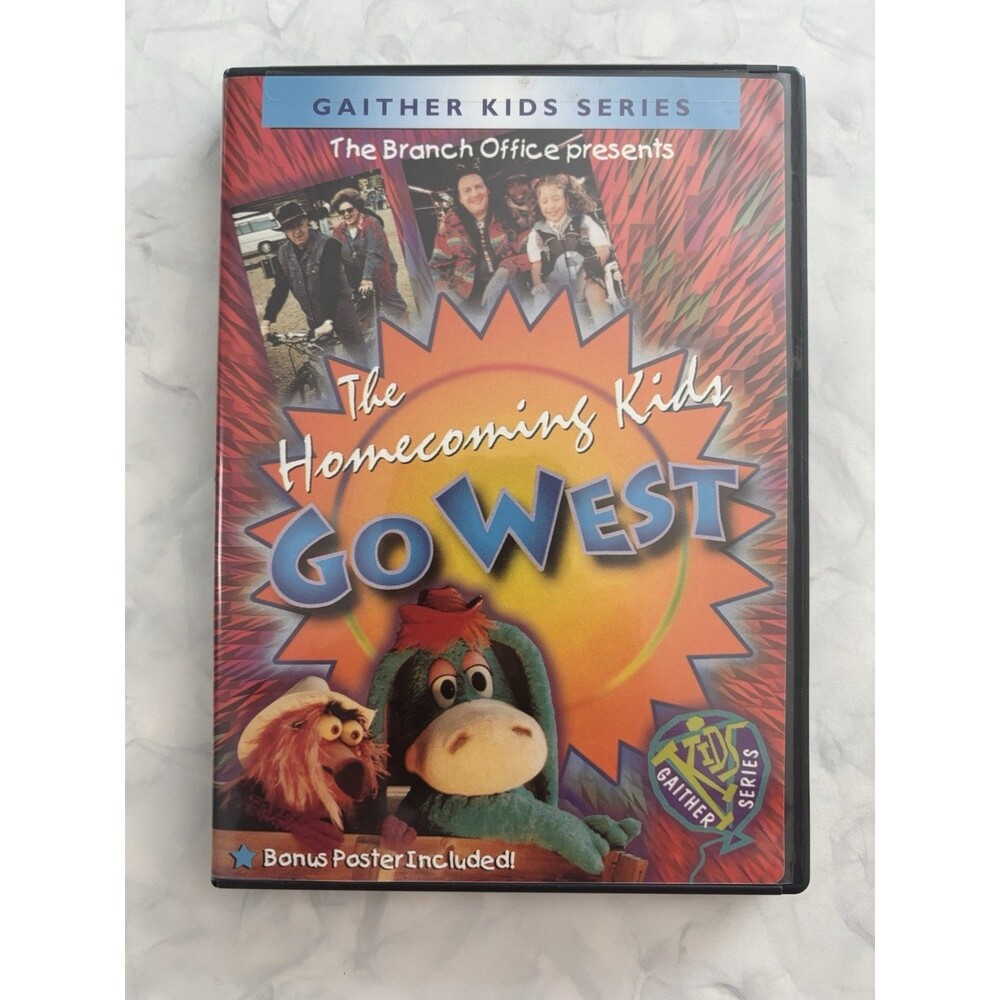 The Homecoming Kids Go West DVD Gaither Kids Series Christian Sing Along 1996